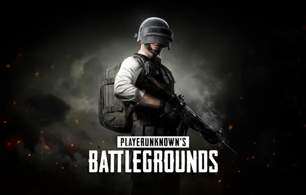 The inscription, the game, fighter, game, black background, Playerunknown's battlegrounds, Pubg