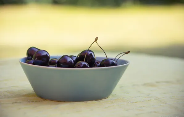Picture table, background, Cup, cherry