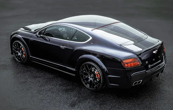 Picture Bentley, Continental, Black, Tuning, Back, ONYX