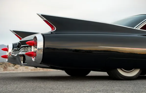 Picture design, style, lights, Cadillac, 1960, the front