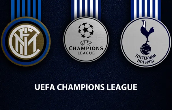 Wallpaper, sport, logo, football, Inter Milan, UEFA Champions League, Tottenham Hotspur, International Milan