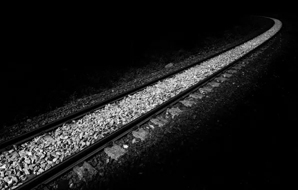 Picture background, minimalism, railroad
