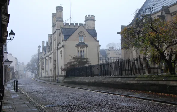 Picture the city, street, England, morning, Oxford, Cotswolds Road