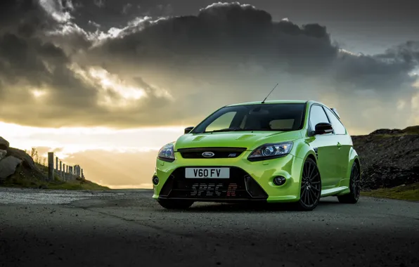 Picture green, Ford, focus, spec-r