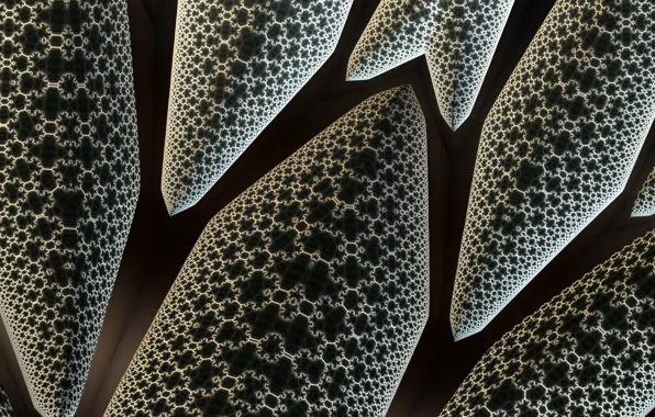 Something, form, black background