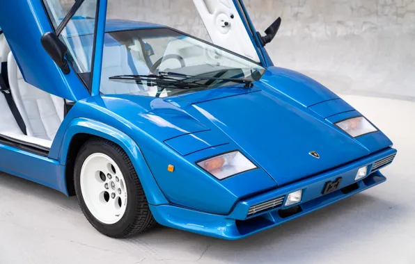 Lamborghini, lambo, Countach, Lamborghini Countach 5000QV, front view