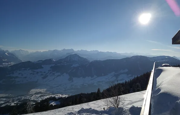 Switzerland, Alps, mount Wildspitz