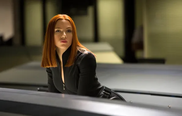 Picture girl, actress, Scarlett Johansson, red, Scarlett Johansson, Marvel, Black Widow, Black widow
