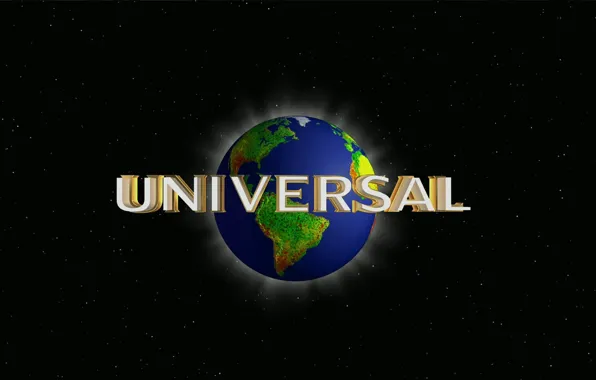 Stars, earth, the inscription, planet, logo, Studio, universal