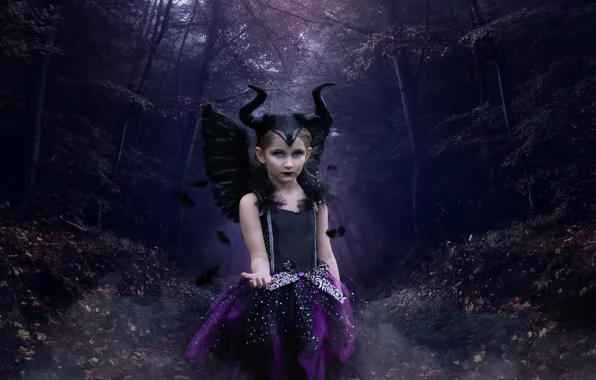 Girl, image, witch