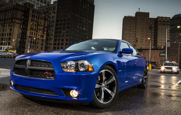 Machine, Blue, Dodge, Dodge, Car, Car, Charger, Wallpapers