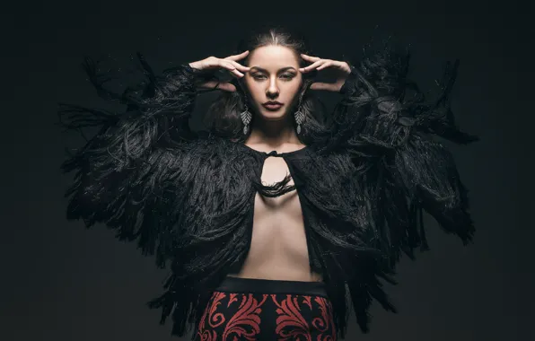 Model, outfit, image, brown hair