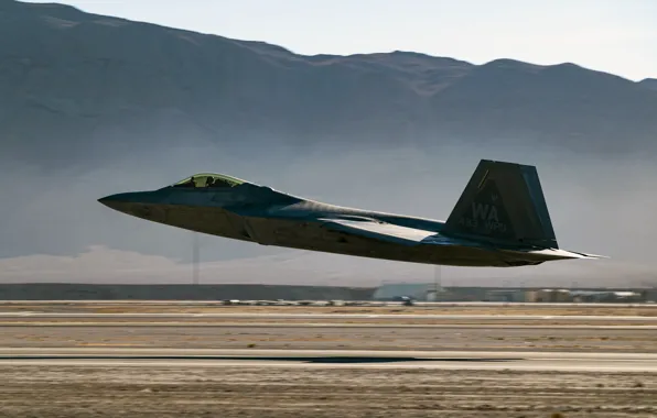 Unobtrusive, UNITED STATES AIR FORCE, multi-purpose fighter of the fifth generation, Lockheed/Boeing F-22 Raptor