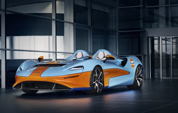 McLaren, sports car, MSO, Gulf, 2020, Elva, McLaren MSO Elva Gulf Theme, McLaren MSO