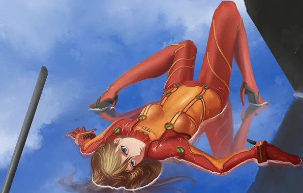 Water, latex, Evangelion, Asuka