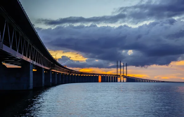 Picture Sweden, Bunkeflostrand, Öresund bridge, Skane