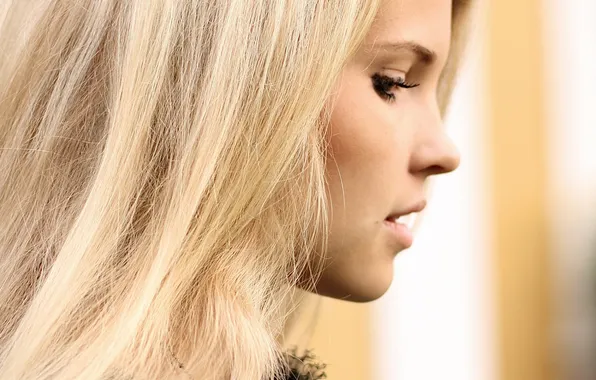 Face, model, blonde, devuschka, Emilie Marie Nereng