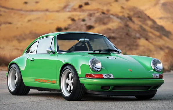 Retro, coupe, 911, Poesche