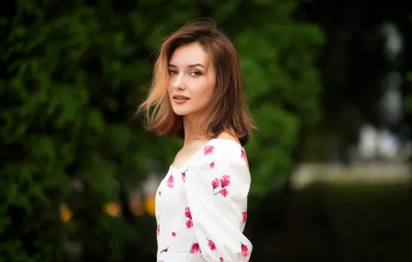 Picture girl, beautiful, sweet, look
