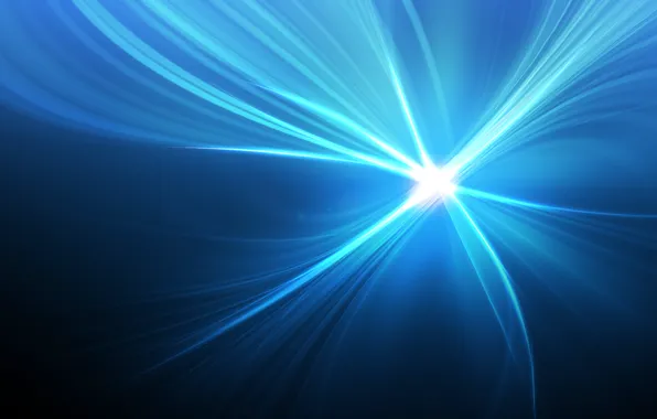 Picture rays, light, blue