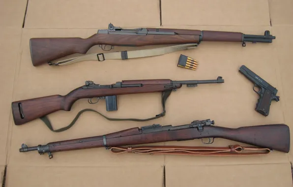 Gun, rifle, carabiner, M1911, Colt, self-loading, Springfield, semi-automatic