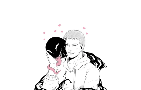 Art, two, Venom, Venom, Eddie Brock, by italianchefpasta way
