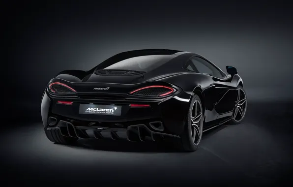 McLaren, rear view, 2018, MSO, 570GT, Black Collection
