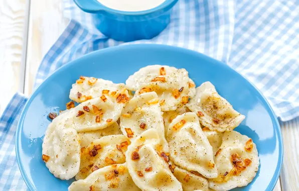 Picture Plate, Food, Dumplings