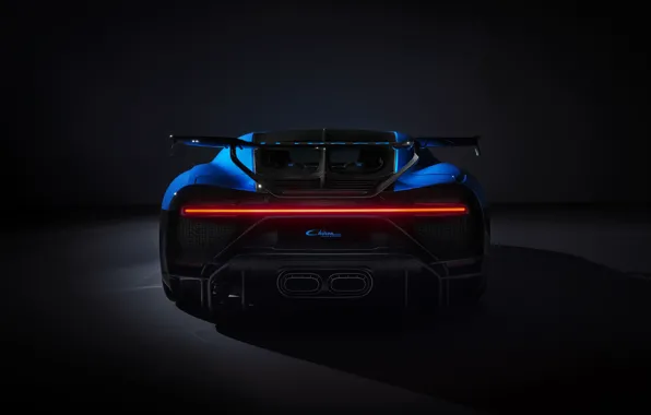 Bugatti, rear view, hypercar, Chiron, 2020, Pur Sport
