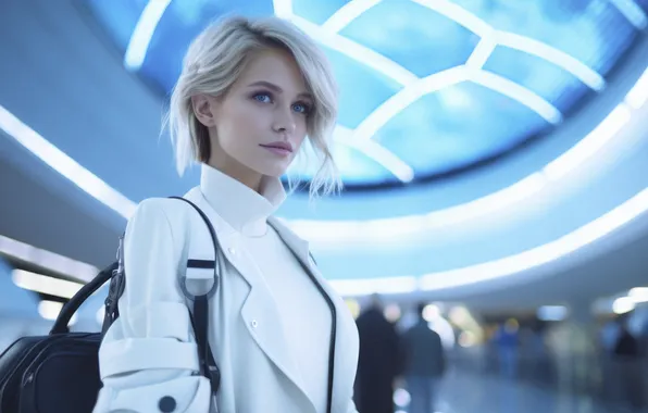 People, urban, travel, futuristic, high tech