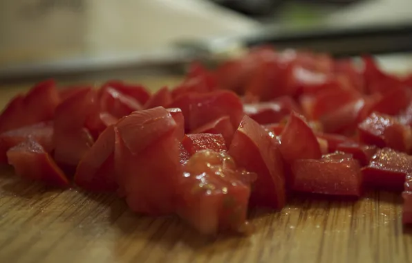 Picture food, tomatoes, tomatoes, slices