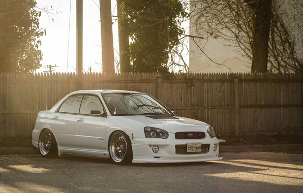 Picture Subaru, white, white, wrx, impreza, Subaru, sti, Impreza