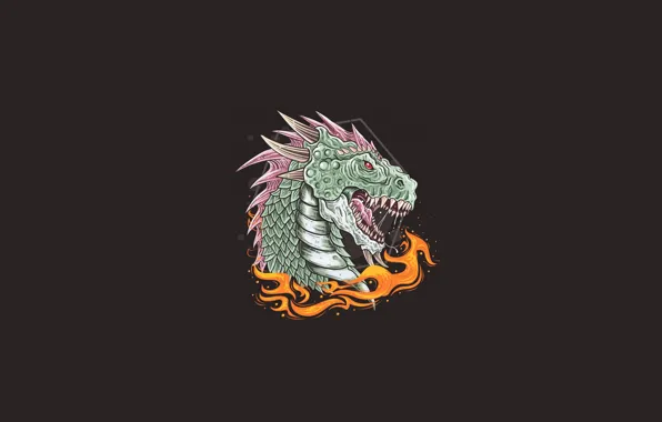 Lights, dragon, black background, DEYASA 346