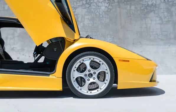 Close-up, Lamborghini, wheel, Lamborghini Murcielago, Murcielago, Lambo doors