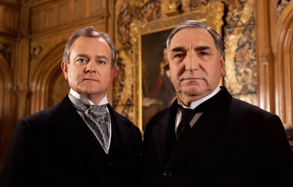 Picture actor, the series, drama, characters, Downton Abbey, Robert Crowley, Hugh Bonneville, Jim Carter