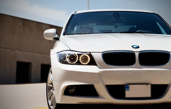 Picture BMW, white, cars, auto, wallpapers, bmw m3, Wallpaper HD, wallpapers auto