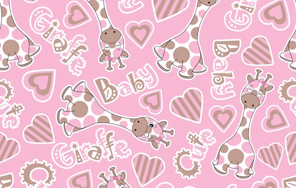 Background, pink, Wallpaper, texture, design, pattern, Children, children's room