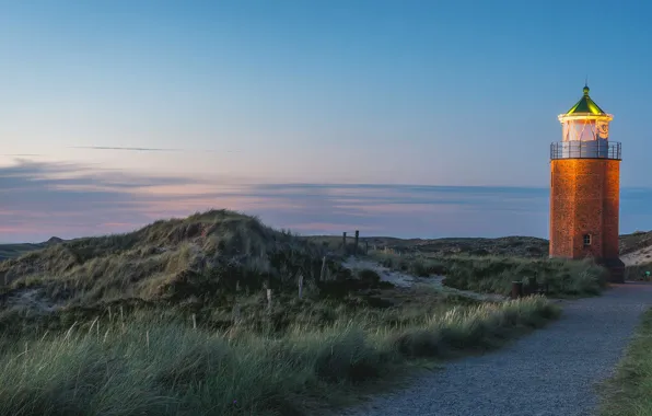Picture lighthouse, Germany, the island of Sylt