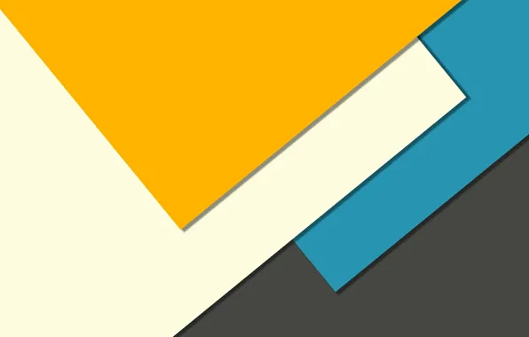 Picture line, yellow, blue, geometry, design, color, material