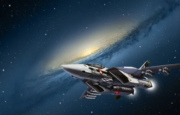 Space, galaxy, spaceship, Roy Focker, Veritech, Robotek