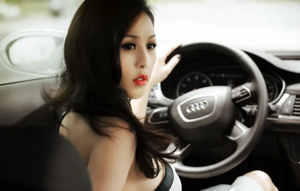 Machine, girl, Asian