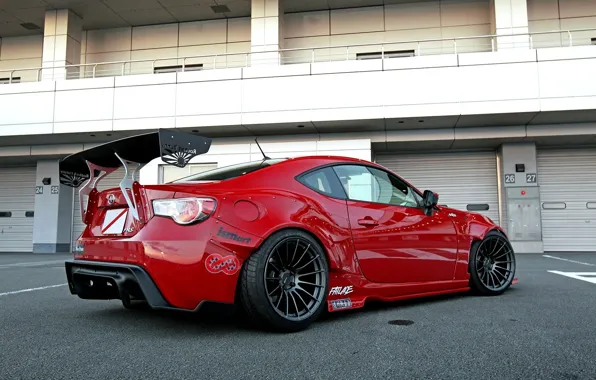 Picture Red, Machine, Tuning, Red, Car, Car, Wallpapers, Tuning