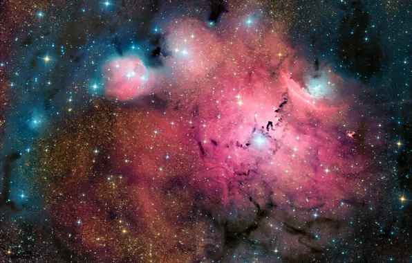 Dust, stars, gas, NGC 6559, Simeis 188