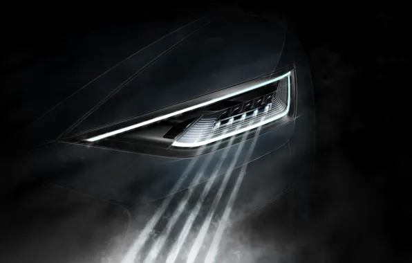 Concept, light, Audi, coupe, headlight, Coupe, 2014, Prologue