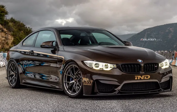 Tuning, coupe, IND, BMW M4, Pyrite Brown, BMW M4