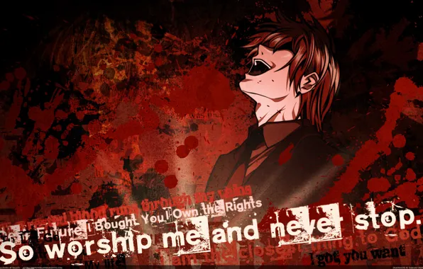 Wallpaper Art, Light Yagami, Death Note, Anime, Cartoon, Background -  Download Free Image