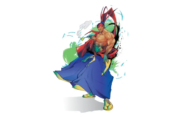 Smoke, tube, samurai, Samurai Shodown