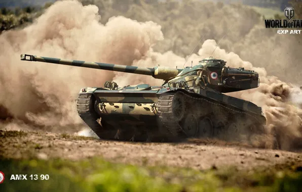Speed, drum, world of tanks, amx 13 90, world of Tanks, France. tanks
