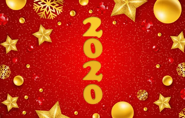 Snowflakes, rhinestones, New year, New Year, decor, 2020