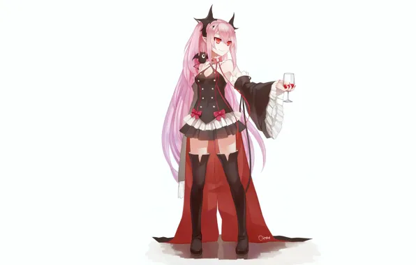 Girl, blood, glass, vampire, Owari no Seraph, The last Seraphim, Krul